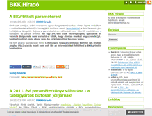 Tablet Screenshot of bkkhirado.blog.hu