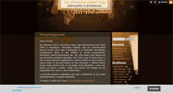 Desktop Screenshot of informatikus.blog.hu