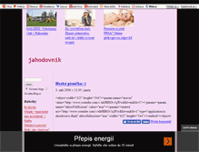 Tablet Screenshot of jahodovnik.blog.cz