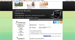 Desktop Screenshot of jak-na-blog.blog.cz