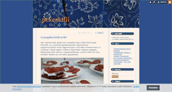 Desktop Screenshot of pekeskifli.blog.hu