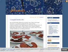 Tablet Screenshot of pekeskifli.blog.hu