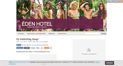 Desktop Screenshot of edenhotel.blog.hu