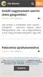 Mobile Screenshot of diobisztro.blog.hu