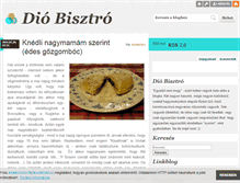 Tablet Screenshot of diobisztro.blog.hu