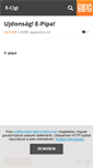 Mobile Screenshot of ecigi.blog.hu