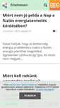 Mobile Screenshot of ertelmesen.blog.hu