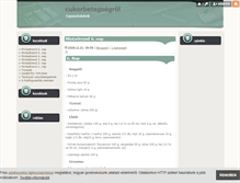 Tablet Screenshot of cukros.blog.hu