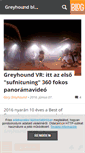Mobile Screenshot of greyhound.blog.hu