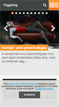 Mobile Screenshot of fuggosegek.blog.hu
