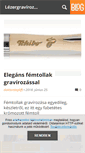 Mobile Screenshot of lezergravirozas.blog.hu