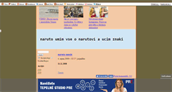 Desktop Screenshot of narutoznameni.blog.cz