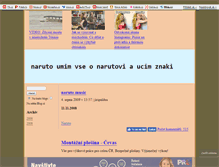Tablet Screenshot of narutoznameni.blog.cz
