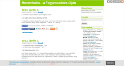 Desktop Screenshot of mesterhatos.blog.hu