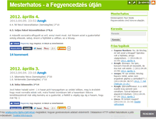 Tablet Screenshot of mesterhatos.blog.hu