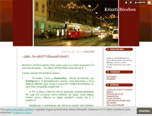 Tablet Screenshot of kriszti-wien.blog.hu