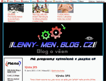 Tablet Screenshot of lenny-men.blog.cz