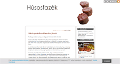 Desktop Screenshot of husosfazek.blog.hu