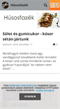 Mobile Screenshot of husosfazek.blog.hu