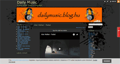 Desktop Screenshot of dailymusic.blog.hu