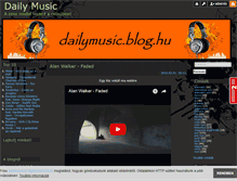 Tablet Screenshot of dailymusic.blog.hu