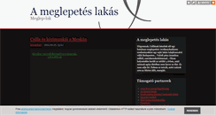 Desktop Screenshot of meglepeteslakas.blog.hu