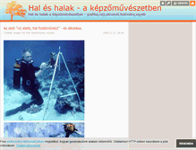 Tablet Screenshot of halak.blog.hu
