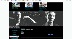 Desktop Screenshot of kyle-gallner.blog.cz