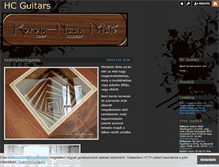Tablet Screenshot of hcguitars.blog.hu