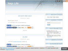 Tablet Screenshot of napilife.blog.hu