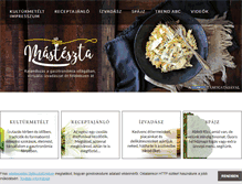 Tablet Screenshot of masteszta.blog.hu