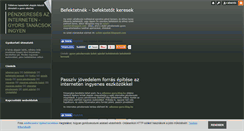 Desktop Screenshot of internetes-penzkereses.blog.hu