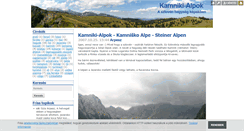 Desktop Screenshot of kamniki-alpok.blog.hu