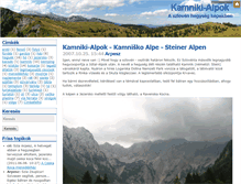 Tablet Screenshot of kamniki-alpok.blog.hu