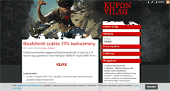 Desktop Screenshot of kuponvilag.blog.hu