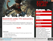 Tablet Screenshot of kuponvilag.blog.hu