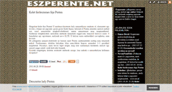 Desktop Screenshot of eszperente.blog.hu