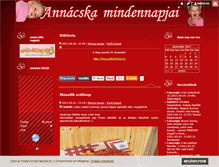 Tablet Screenshot of annacskablog.blog.hu