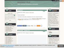 Tablet Screenshot of bogarditv.blog.hu