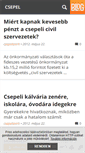 Mobile Screenshot of csepel.blog.hu