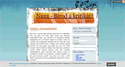 Desktop Screenshot of nuxx.blog.hu