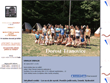 Tablet Screenshot of dorost-tranovice.blog.cz