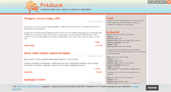 Desktop Screenshot of firkaszok.blog.hu