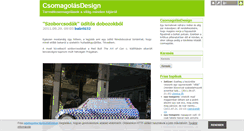 Desktop Screenshot of csomagolasdesign.blog.hu