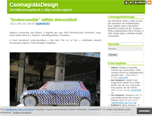 Tablet Screenshot of csomagolasdesign.blog.hu