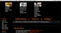 Desktop Screenshot of kostnice.blog.cz