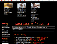 Tablet Screenshot of kostnice.blog.cz