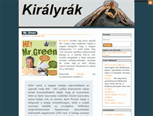 Tablet Screenshot of kiralyrak.blog.hu