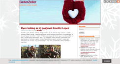 Desktop Screenshot of gellerzeller.blog.hu