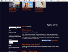 Tablet Screenshot of fyzikaonline.blog.cz